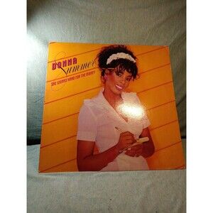 Vintage Donna Summer "She Works Hard for the Money" lp, 1983